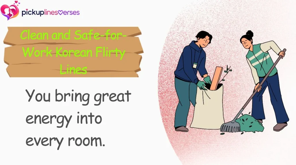 Clean and Safe-for-Work Korean Flirty Lines