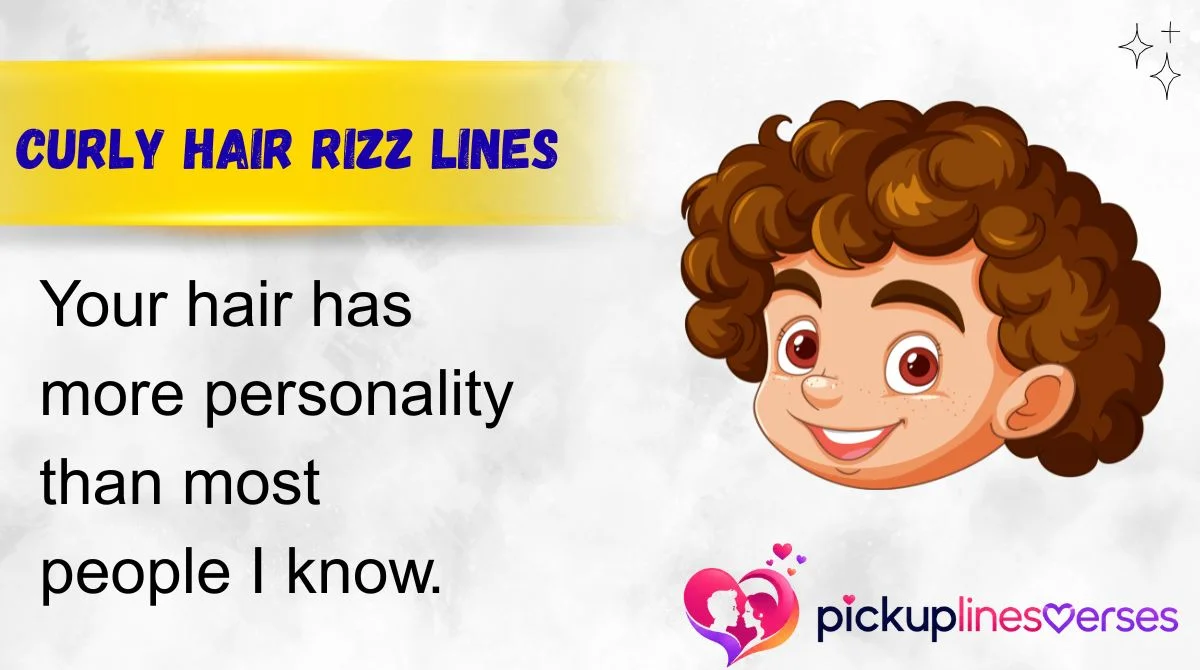 Curly Hair Rizz Lines