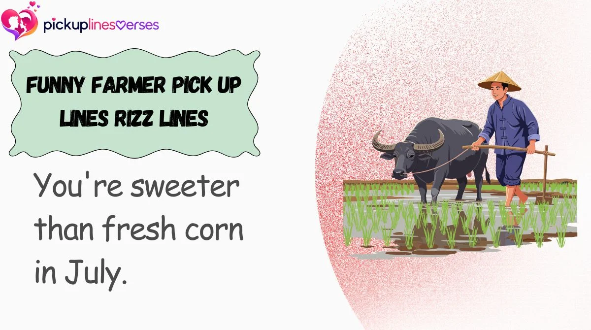 Funny Farmer Pick Up Lines Rizz Lines