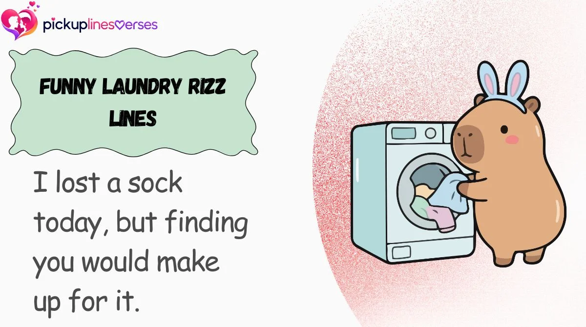 Funny Laundry Rizz Lines
