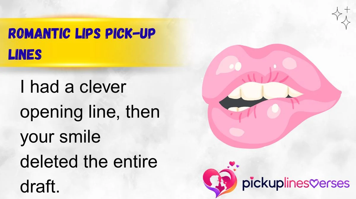 Romantic Lips Pick-Up Lines