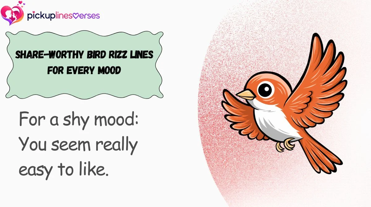 Share-Worthy Bird Rizz Lines for Every Mood