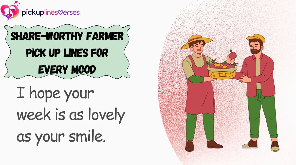 Share-Worthy Farmer Pick Up Lines for Every Mood