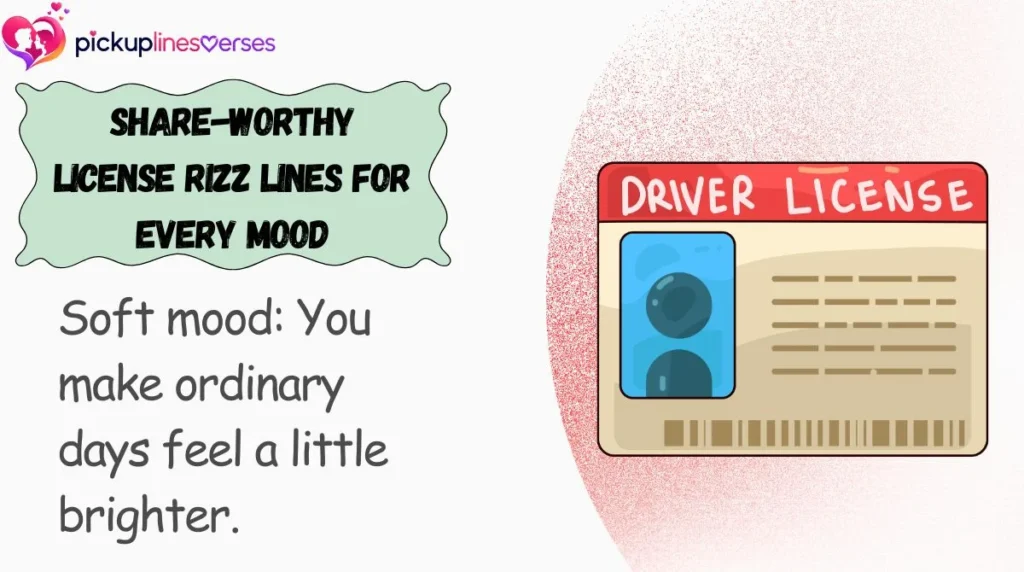 Share-Worthy License Rizz Lines for Every Mood