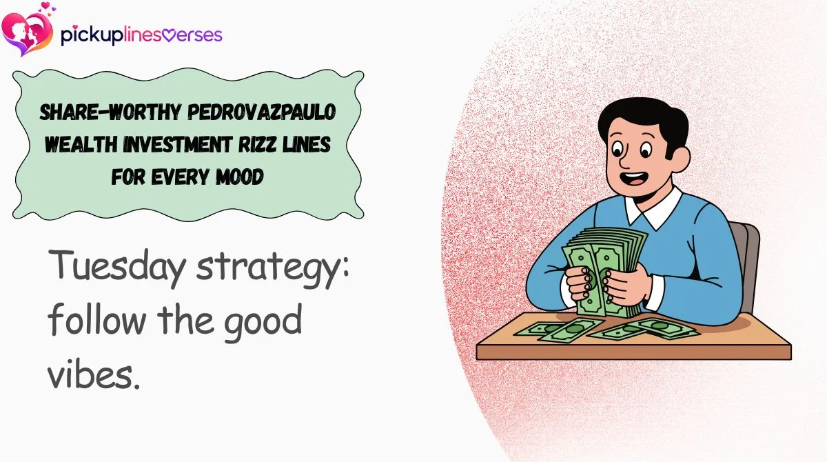 Share-Worthy PedroVazPaulo Wealth Investment Rizz Lines for Every Mood