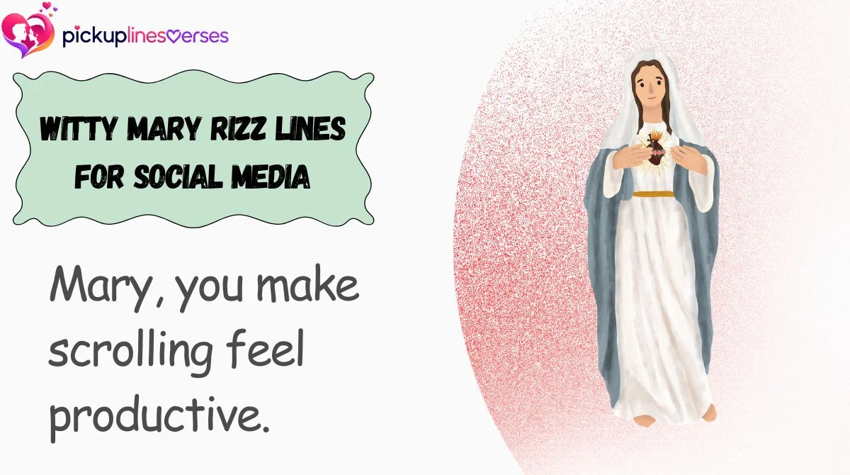 Witty Mary Rizz Lines for Social Media