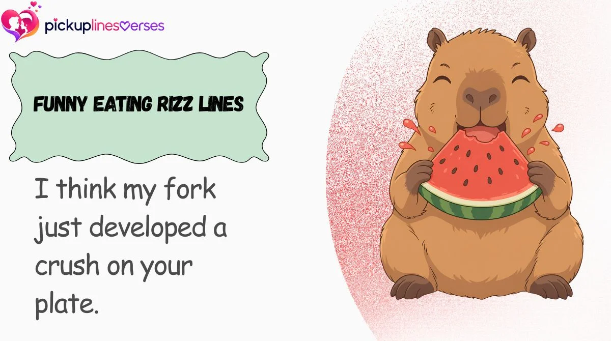 Funny Eating Rizz Lines