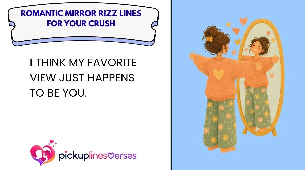 Romantic Mirror Rizz Lines for Your Crush