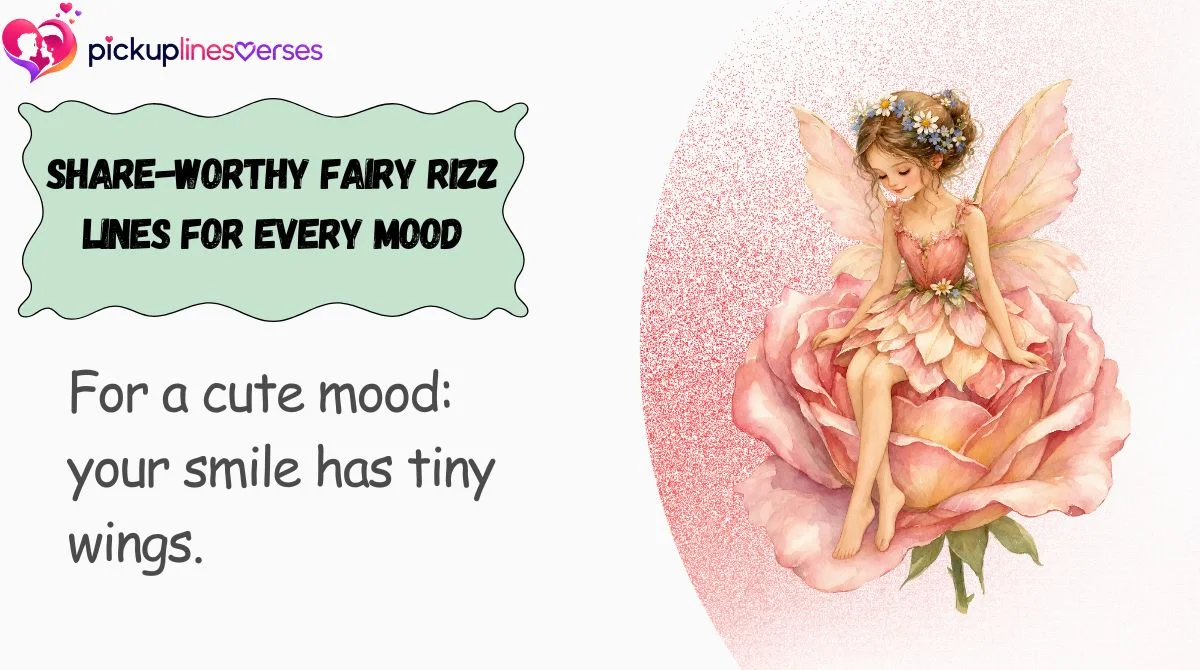 Share-Worthy Fairy Rizz Lines for Every Mood