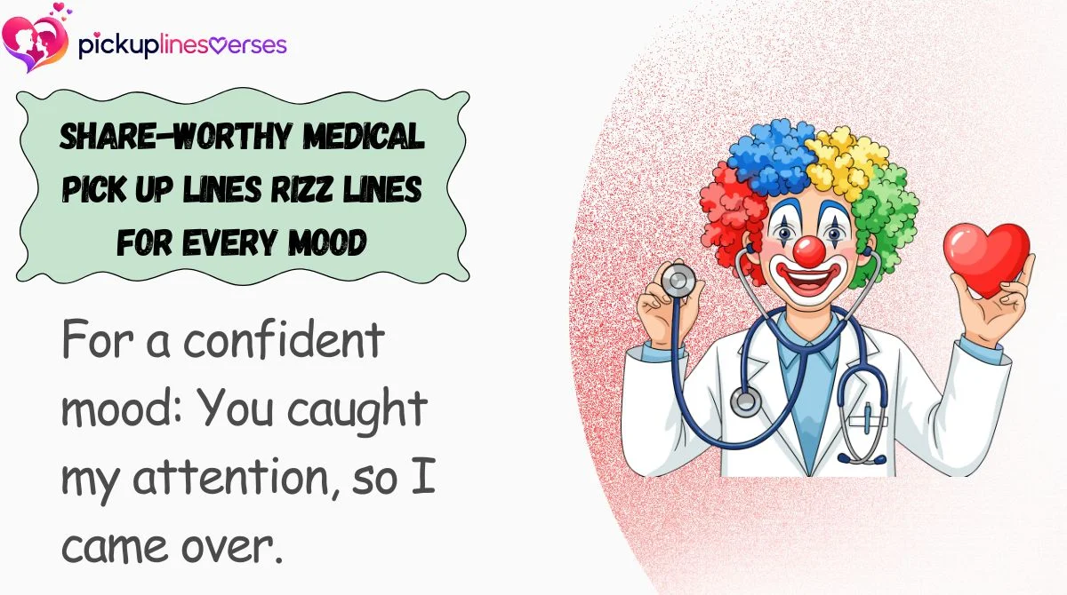 Share-Worthy Medical Pick Up Lines Rizz Lines for Every Mood