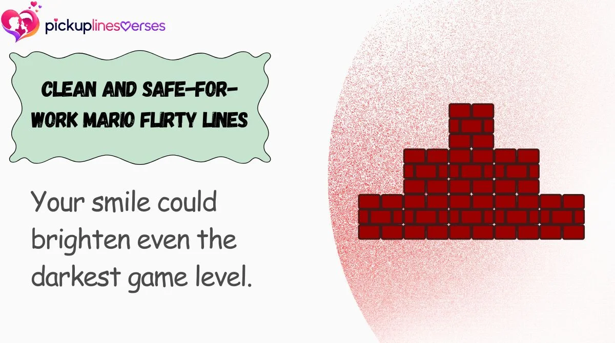 clean-and-safe-for-work-mario-flirty-lines Clean and Safe-for-Work Mario Flirty Lines