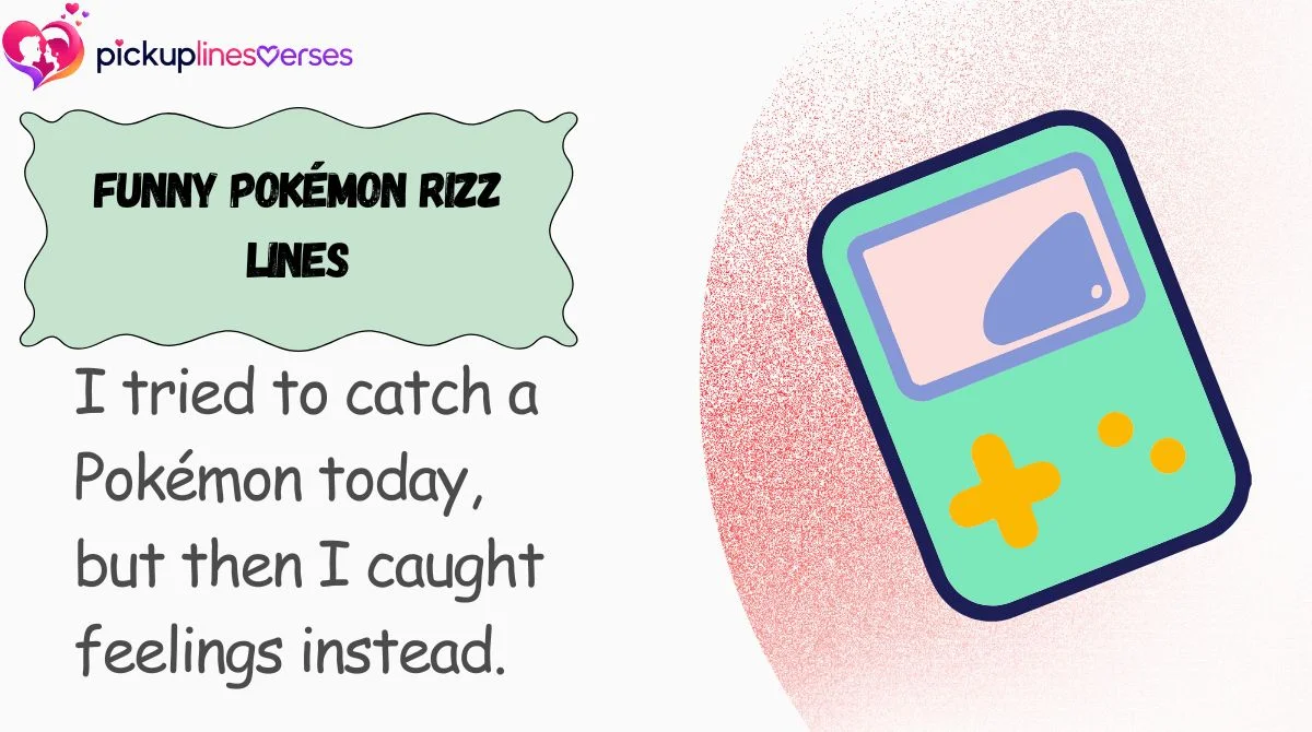Funny Pokémon Rizz Lines